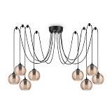 Подвесная люстра Ideal Lux Riga SP8 Ambra 241173