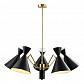 Подвесная люстра Crystal Lux Joven SP5 Gold/Black - фото №2